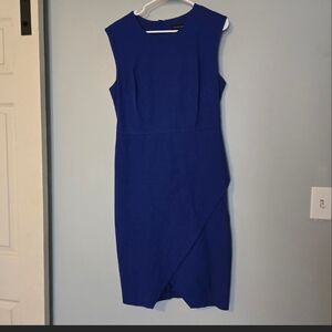 Banana Republic Asymmetrical Blue Dress